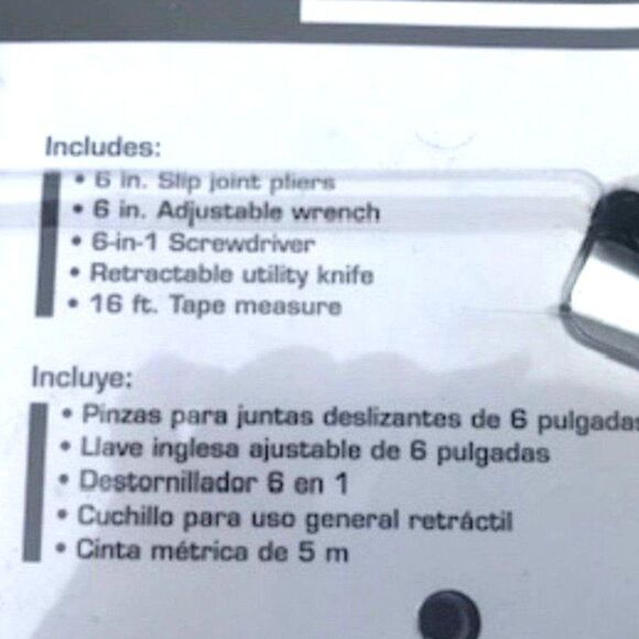 Home Tool Set . 10 Piece . Task Force - Picture 4 of 4